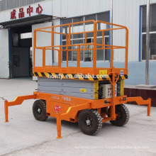 1ton and 4m hydraulic portable manual man lift for sale